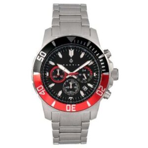 Nautis Dive Chrorno 500 Chronograph Quarts Black/Red Men's watch